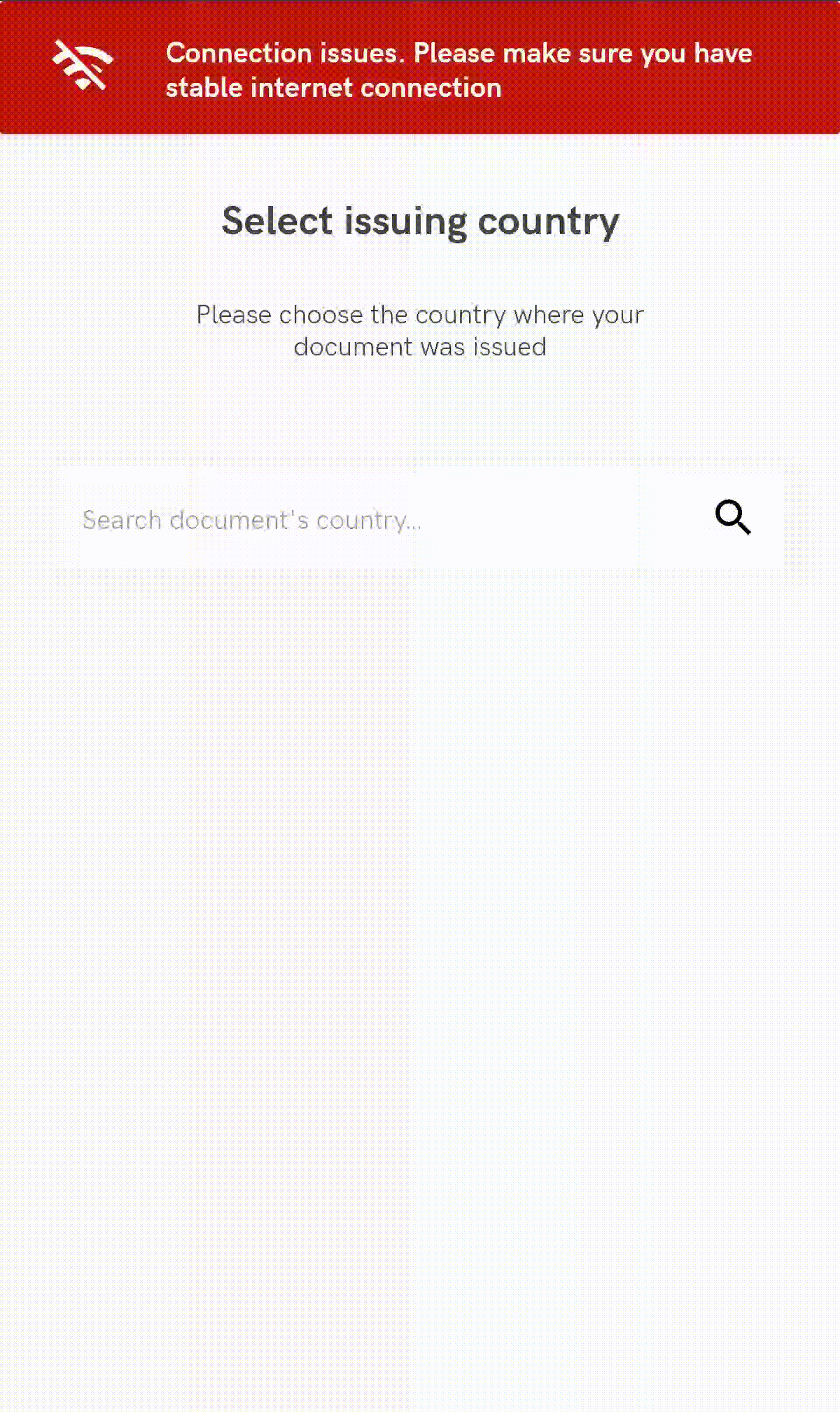 Internet disconnect